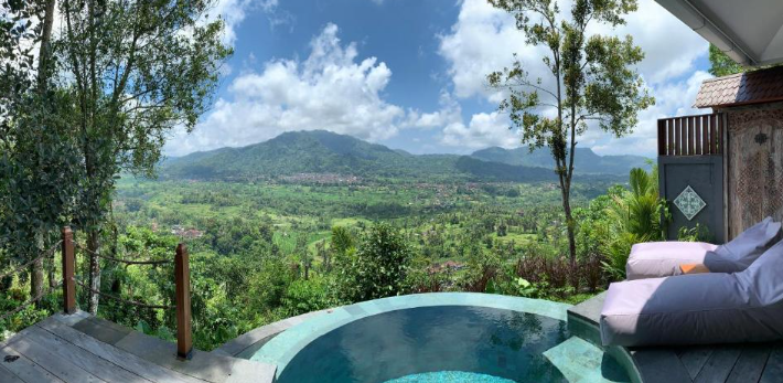 Villa View Gunung Panorama Alam yang Sejuk dan Menenangkan